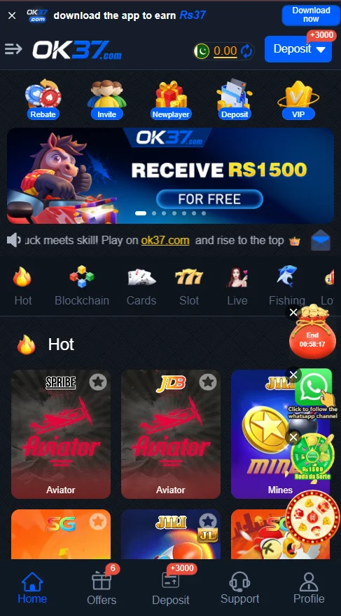 Ok37 game banner 3